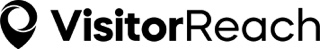 Visitor reach black logo